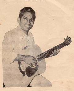 Raja with guitar